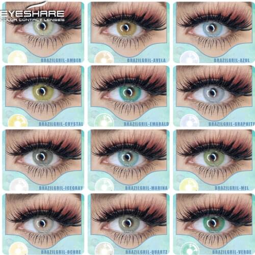 1pair CONSTELLATION series colored cosmetic Contact Lenses for Eyes lenses Yearly use