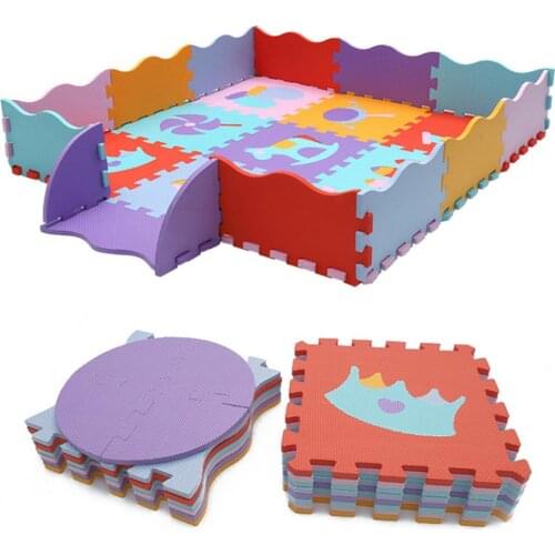 Baby Puzzle Play Mat For Kids EVA Foam Jigsaw Floor Cushion Thick Crawling Carpet Children Educational Toys Activity Game Pad