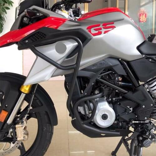 For BMW G310GS G310 GS 2017-2018 Motorcycle Tank protector Upper & Lower Carsh Bars Guard Engine Bumper Cover Black