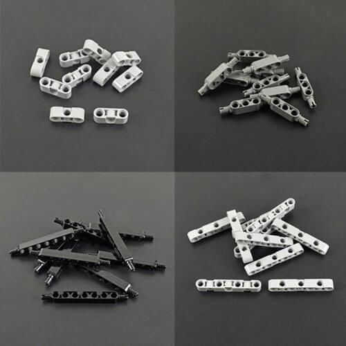 Bulk Brick MOC High-tech accessories Technology Parts Building Blocks Beam Axle Connector Studded Long Beam Combination Studded