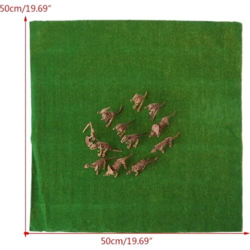 50x50cm Grass Mat Landscape Model Train Scenery Layout Lawn Home Decoration