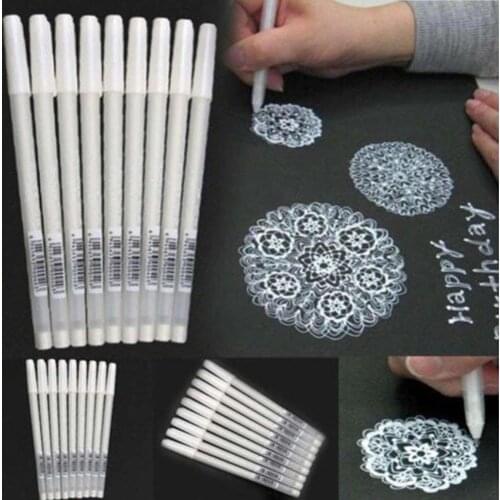 White Marker Pen Sketching Painting Pens Art Stationery Supplies white marker pen for school students