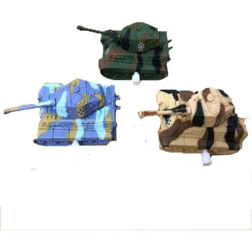 Mini Alloy Tank Toy Model Simulation Tank Military Vehicle Alloy Chain Tank 360° Universal Rotating Toy Car Childrens Gift