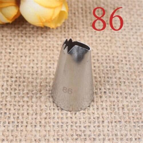 1Pc #86 Pastry Nozzles High Quality 304 Stainless Steel Icing Piping Nozzles Cream Tips Cake Decorating Tools Bakeware