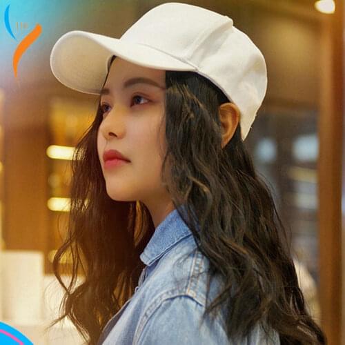 2019 new fashion original wig baseball cap one sun visor novelty street hip hop hat halloween costumes for women