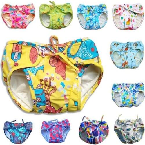 Wholesale Childrens double insurance leakproof swimming briefs panties Swim underwear