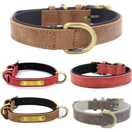 Pet Collar Microfiber Wear-resistant D-ring Buckle Collar Is Suitable for Small and Medium-sized Cats and Dogs Retro Dog Chain