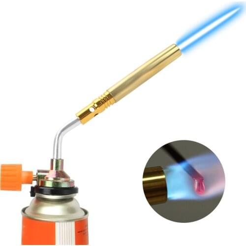 NICEYARD Portable Camping Welding BBQ Tool Welding Torch Flame Gun Flamethrower Burner Butane Gas Blow Torch Hand Ignition