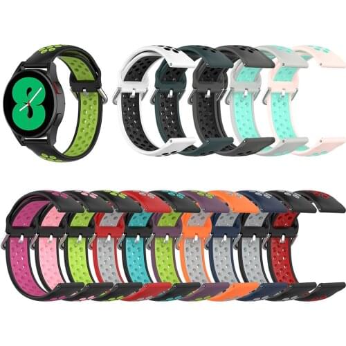 Silicone Strap For Samsung Galaxy Watch 4 44mm 40mm Smart Watch Band Bracelet Wristband For Samsung Galaxy Watch 4 Classic 46mm