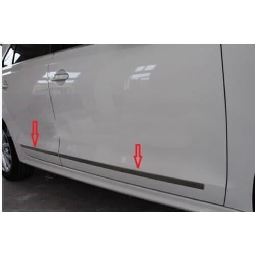 Steel Body door Side Molding Chrome for VW Jetta MK6 Sedan 2011 2012 2013