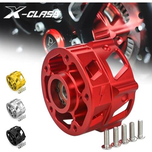 Motorcycle Front Hub Wheel Brake Hub Gasket Disc Modified Red CNC Aluminum Accessories for VESPA SPRINT PRIMAVERA 150 2013-2021