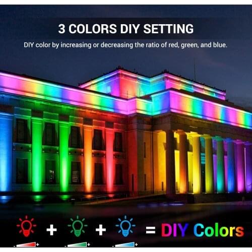 Dj Led Flood Light Music Timing Smart Bluetooth Control Stage Lamp Ip66 Waterproof App Adjusts Rgb Color Laser Disco Light
