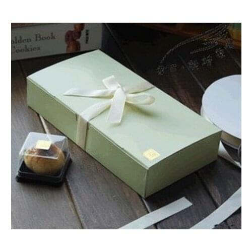 21.5*14*5cm 50pcs Large Kraft gift packaging paper box cardboard wedding favor candy box craft paper gift box
