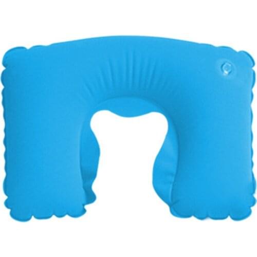 1pcs Pillow U-Shape Comfortable Sleep Pillow for Car Inflatable Neck Pillow Rest Cushion Car Accessories Home Textile