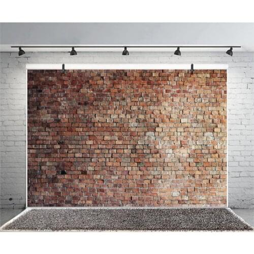 Lyavshi Vintage Red Brick Wall Photo Backdrop Newborn Baby Adults Portrait Photography Background Wallpaper Photo Studio Props