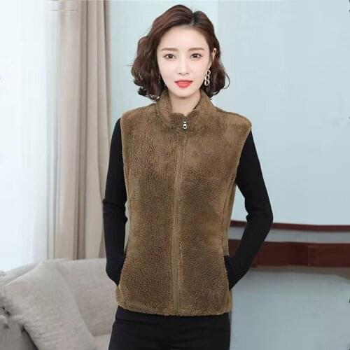 Woman Jacket Vest Womens Vest Short Autumn and Winter Vest Womens Baggy Coat Chaleco Mujer