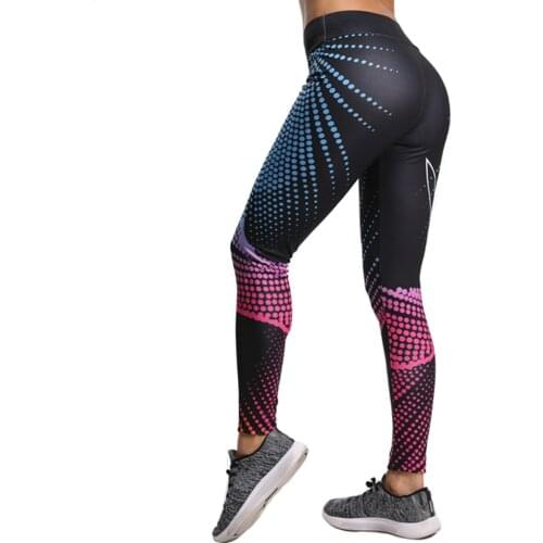 Women Yoga Pants Sports Legging Running Sportswear Fitness 3D Print High Waist Leggings Tummy Control Gym Tights Booty Leggings