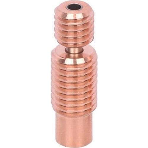 3D Printer Titanium V6 Heat Break All Metal Thermal Barrel Feeding Tube V6 Heatbreak Throat HCCY