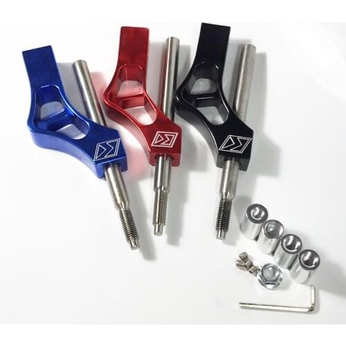 Aluminum Car Gear shift knob Short Shifter Extender Shifter knob Lever Fit For unviersal car Adjustable