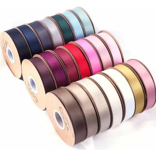 10yards/Roll 10mm Satin Ribbons for Wedding Birthday Party Gift Wrapping Christmas Halloween Festival Supplies DIY Crafts Ribbon