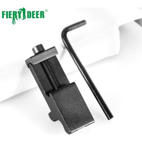 Fiery Deer Scope Mount Tactical 45 Degree Angle Offset Side Adapter RTS 20mm Picatinny Rail Weaver Laser Hunting Rifle Caza