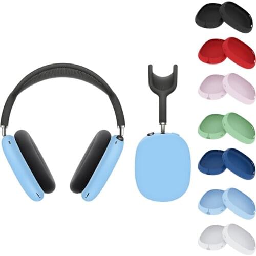 2021 New 1 Pair Earpads Protective Case Compatible for AirPods Max Muffs Silicone Shockproof Protective Cover Accessories