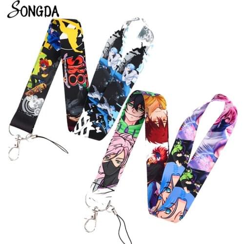New Anime SK8 the Infinity Lanyard Neck Hanging Straps Cartoon Keychains Phone Charm Badge Subway Card Keycord Holder Jewelry
