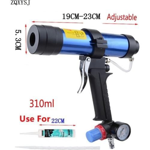 ZQXYSJ 310ml cartridge gun paint & decorating Pneumatic Caulking Gun Glass Glue Air Rubber Guns Tools sealant finishing tools