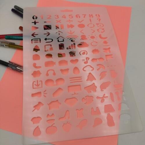 Small icon droplets plastic mold shield DIY cake scrapbook stencils hollow Embellishments printing lace ruler Valentines Day