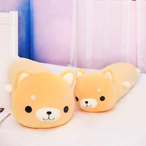 Plush Toys Animal Cat dog Cute Creative Long Soft Toys Office Lunch Break Nap Sleeping Pillow Cushion Stuffed Gift Doll for Kids