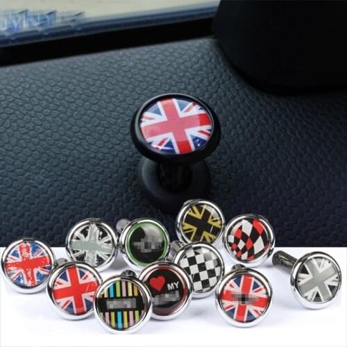Carbon Fiber Zinc Alloy Door Lock Pin for Mini Cooper S One JCW Clubman Countryman R55 R56 R57 R60 R61 F54 F55 F56 F57 F60