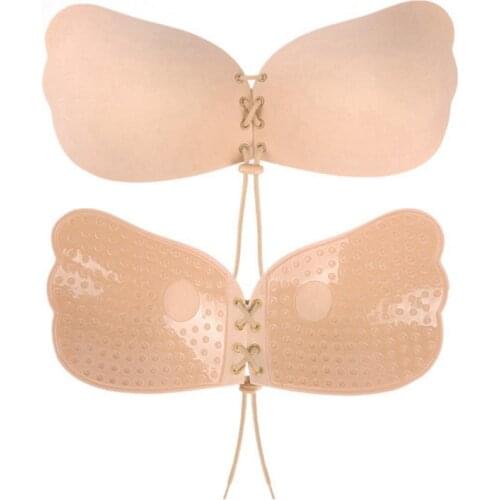 Silicone Bras Magic Bras Big Strapless Invisible Push Up Self Adhesive BH Sexy For Women Sticky Wedding Bikini A B C D E F Cup