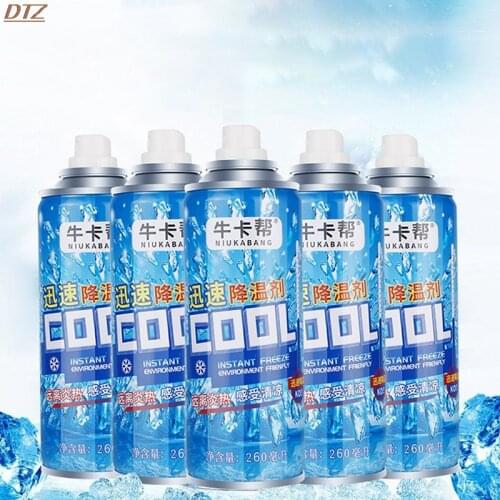 Fast Cooling Vehicle Ice Spray 100/260 Ml Fast Summer Coolant Clothing, Car Seat Average Air Cooling