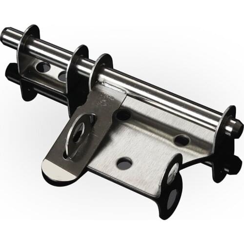 Fasten the anti-theft iron door lock stainless steel door pin lock, thicken the door bolt 304 lock plate