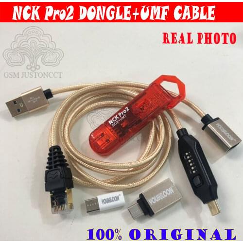 100% Original NCK Pro Dongle NCK Pro2 Dongl nck key NCK DONGLE+UMT DONGLE 2 in1+UMF ALL Boot cable fast shipping
