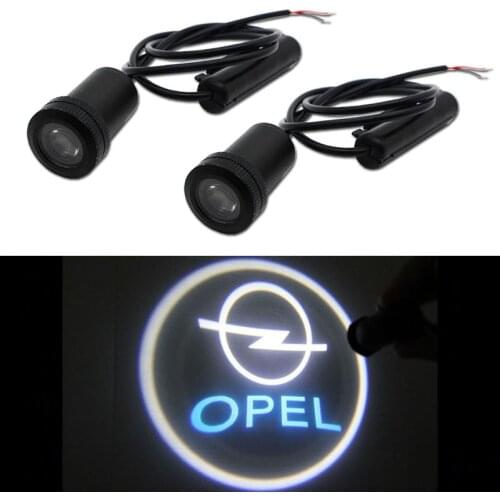 2PCS 2X Car LED Door Welcome Laser Projector Ghost Shadow Logo Light Lamp For Opel Astra/Insignia/Corsa/Mokka/Vectra/Zafira