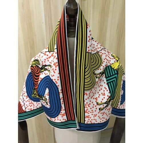 2021 new arrival fashion elegant brand horse 100% silk scarf 90*90 cm square shawl twill wrap for women lady girl