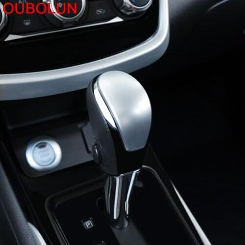ABS Chrome For Nissan Sentra Pulsar Sylphy 2013 2014 2015 2016 Up Decorative AT Automatic Gear Shift Knob Cover Trim