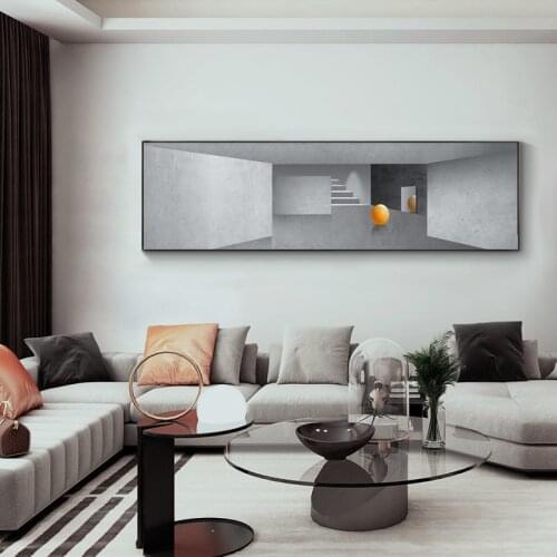 Abstract Painting Pictures Building Architecture Posters and Prints Modern Home Decor Wall Art for Bedroom Living Room Nordic