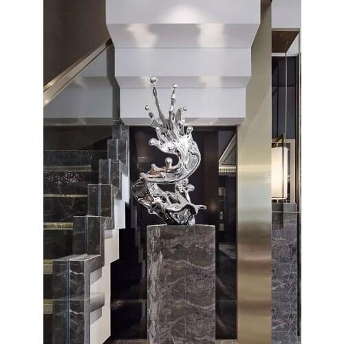 Home decoration accessories modern meditation nordic decoration home living room decoration sculpture abstract resin art