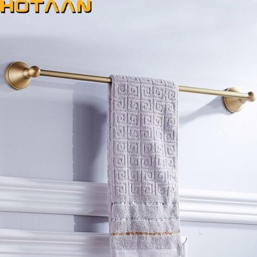 HOT SELLING, Antique Brass Bathroom towel holder,Single towel bar, towel rack solid brass towel rack with YT-13596