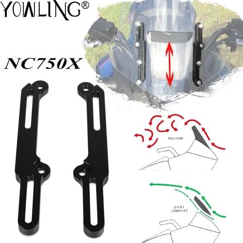 Motorcycle Windshield Adjusting Bracket For Honda NC750X NC750XA NC750XDA NC750DCT NC 750 XDA DCT 2016-2021 Windscreen Adjusters