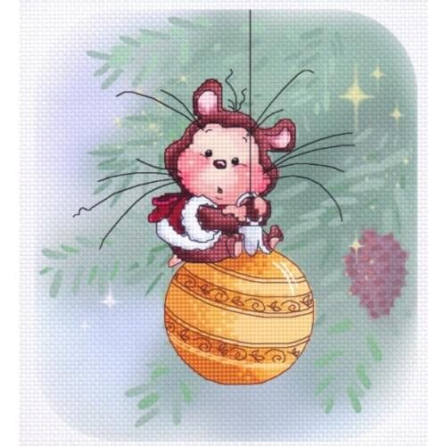 Tt Counted Cross Stitch Kit Hamster Elf Handmade Needlework For Embroidery 14ct Cross Stitch