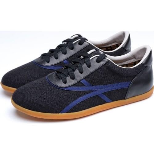 Canvas Breathable Tai Chi Shoes Free Flexible Kung Fu Wushu Shoes Martial Arts Sneaker Sports Training Footwear 5 Colors