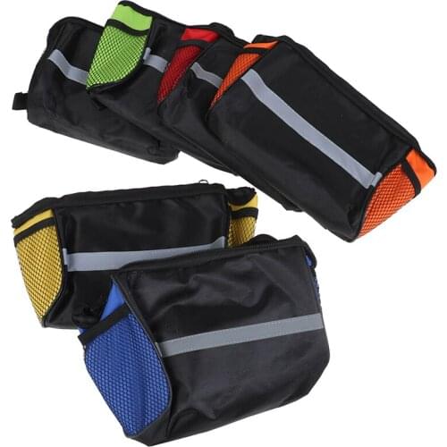Polyester Bike Bicycle Front Basket Durable Waterproof Tube Handlebar Bag Outdoor Sport Accessories
