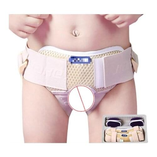 S/L Adjustable Hernia Belt Inguinal Hernia support Surgery treatment with medicine bag men Women old supports Cotton