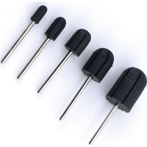 High Quality 1PCS Rubber Drill Bit Match Nail Sanding Cap Accessrry Electric Nail Drill Manicure Pedicure Art Tools