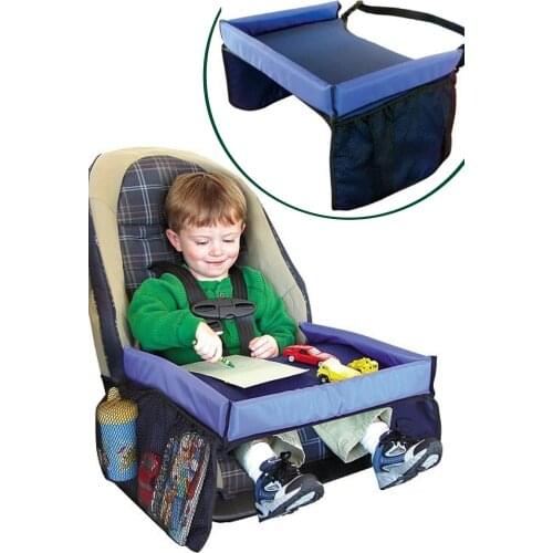 Foldable Practice Child Desk Car Seat Stand Baby Children Activity Board Child Car Seat Stand