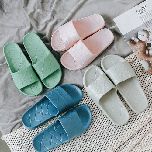 Thick Bottom Home Indoor Slippers Bathroom Slippers Women Bath Non-Slip Home Men Mens House Slippers Mens Shoes