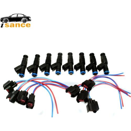 For Mercruiser Volvo Penta OMC 4.3L 5.0L 5.7L 6.2L 2002-2009 Fuel Injector & Wiring Harness Connector Plug Pigtail 0280156081